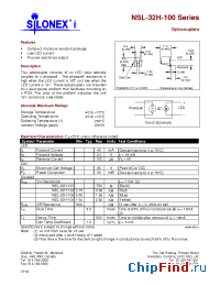 Datasheet NSL-32H-102 manufacturer Silonex