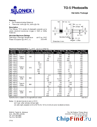 Datasheet NSL-3530 manufacturer Silonex