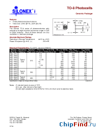 Datasheet NSL-4962 manufacturer Silonex
