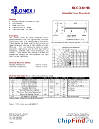 Datasheet SLCD-61N6 производства Silonex