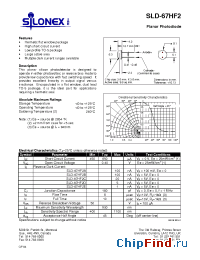 Datasheet SLD-67HF2 manufacturer Silonex