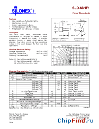 Datasheet SLD-68HF1B manufacturer Silonex