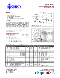 Datasheet SLD-70IR1A manufacturer Silonex