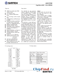 Datasheet U637256 manufacturer Simtek