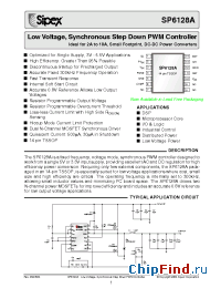 Datasheet SP6128A manufacturer Sipex