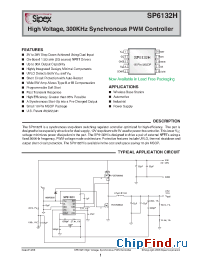 Datasheet SP6132HCU-L/TR manufacturer Sipex