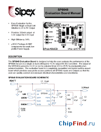 Datasheet SP6648EB manufacturer Sipex