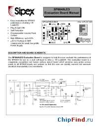 Datasheet SP6648LEDEB manufacturer Sipex