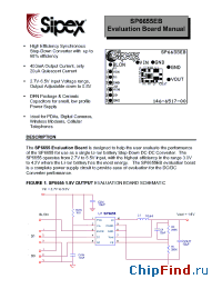 Datasheet SP6655EB manufacturer Sipex