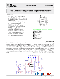 Datasheet SP7683 manufacturer Sipex