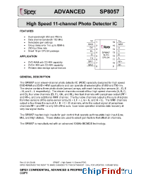 Datasheet SP8057DG/TR-ES manufacturer Sipex