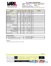 Datasheet PLL400-864 manufacturer Sirenza