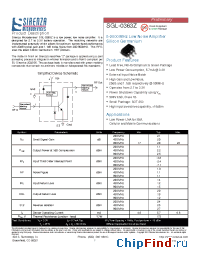 Datasheet SGL-0363 manufacturer Sirenza