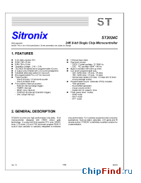 Datasheet ST2024C manufacturer Sitronix