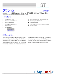 Datasheet ST8632 manufacturer Sitronix