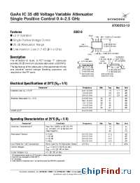 Datasheet AT002S3-12 manufacturer Skyworks