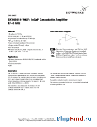 Datasheet SKY65014-70LF manufacturer Skyworks