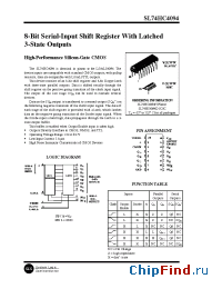 Datasheet 74HC4094 manufacturer SLS