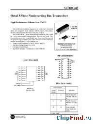 Datasheet HC245 manufacturer SLS