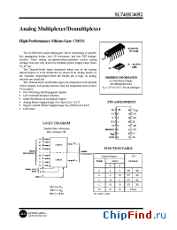 Datasheet HC4052 manufacturer SLS