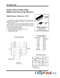 Datasheet HCT244 manufacturer SLS