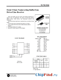 Datasheet LS244 manufacturer SLS