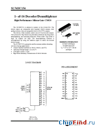 Datasheet SL74HC154D manufacturer SLS