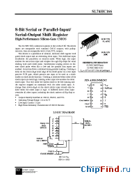 Datasheet SL74HC166D manufacturer SLS