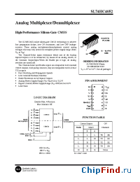 Datasheet SL74HC4052N manufacturer SLS