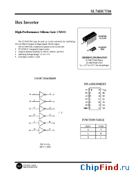 Datasheet SL74HCT04 manufacturer SLS