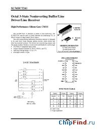 Datasheet SL74HCT241D manufacturer SLS