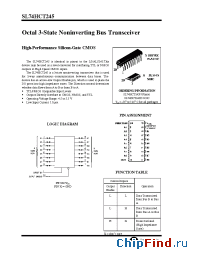 Datasheet SL74HCT245N manufacturer SLS