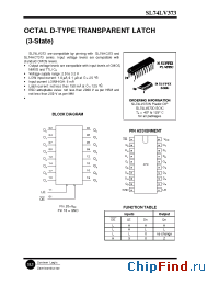 Datasheet SL74LV373N manufacturer SLS