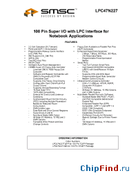 Datasheet 47N227 manufacturer SMSC