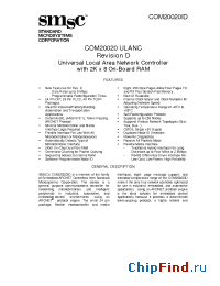 Datasheet COM20020-5 manufacturer SMSC