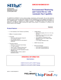 Datasheet EMC6D101 manufacturer SMSC
