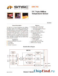 Datasheet EMCT03-ACZTR manufacturer SMSC