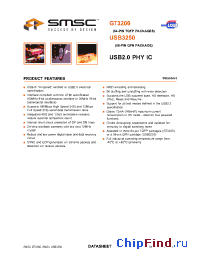 Datasheet GT3200-JD manufacturer SMSC