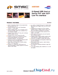 Datasheet USB3300 manufacturer SMSC