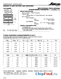 Datasheet 184XC006 manufacturer Solitron