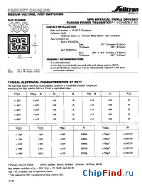 Datasheet 186XC004 manufacturer Solitron