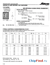 Datasheet 189XC006 manufacturer Solitron