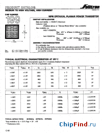 Datasheet 199XC001 manufacturer Solitron