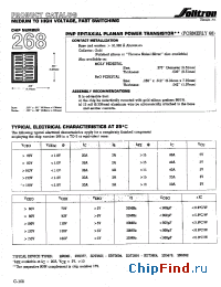 Datasheet 268XC001 manufacturer Solitron