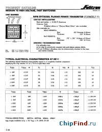 Datasheet 2N1618 manufacturer Solitron