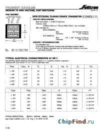 Datasheet 2N4395 manufacturer Solitron