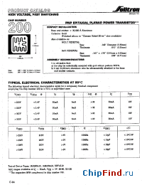 Datasheet 2N5416 manufacturer Solitron