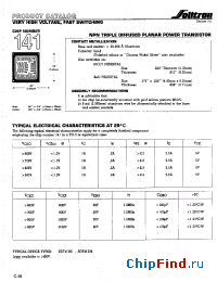 Datasheet SDT41303 manufacturer Solitron