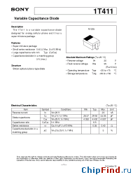 Datasheet 1T411 manufacturer SONY