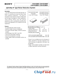 Datasheet CXA1552P manufacturer SONY